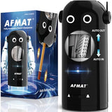 Electric Pencil Sharpener for Colored Pencils 7-11.5mm, Fully Automatic Robot Pencil Sharpener, Auto in & Out
