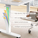 Veken 55 Inch Large Electric Standing Desk,Sit to Stand Up, Heights Adjustable