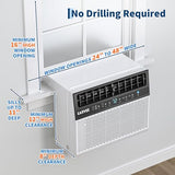 Garvee 6000 BTU U-Shaped Window Air Conditioner, Cools Up to 269 Sq.Ft., Ultra Quiet Operation, Energy Efficient, Includes Remote Control, White