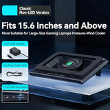 Gaming Laptop Cooling Pad with Adjustable Speed and LED Lights for 15.6-19 Inch Notebooks Cooling Pad for Gaming Laptop