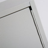 Metal Key Cabinet, Lockable Wall-Mounted Key Box with Key Hoo, Secure Sto for 300-600 Keys