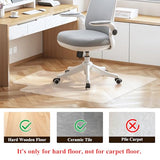 SHAREWIN Office Chair Mat for Hardwood Floors - 36"x47" Desk Chair Mats Home Floor Protector Heavy Duty - Easy Clean