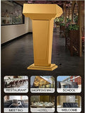 EliteBloom Lectern Podium Stand, Podium Wood Stand Podium Stand Professional Presentation Lecterns & Podiums, Home Commercial Restaurant Pulpit Podiums