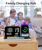 acer 7-in-1 Wireless Charging Station: Charger Stand for Multiple Devices for Apple - iPhone 16 15 14 13 12 Pro Max Apple Watch Airpods