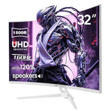 CRUA 32" 4K UHD 160Hz Curved Gaming Monitor, 1500R