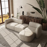 Luxury Modern Tight Curved Back Velvet Sofa, Minimalist Style Comfy Couch for Living Room Apartment