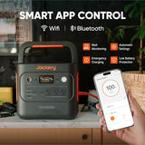 Jackery Explorer 2000 v2 Portable Power Station with Explorer 300, 2042Wh LiFePO4 Battery, 2200W Solar Generator, USB-C PD 100W Fast Charging for Camping, Home Use(Solar Panel Optional)
