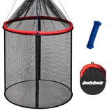 QualyQualy Floating Fish Basket 41/73 Gallons, Foldable Fishing Net Bait Cage for Live Caught Fish, Extra Large Fishing Basket Portable Kayak Fishing Live Well Baitfish Minnow Bucket