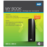 WD My Book 4TB External Hard Drive Storage USB 3.0 File Backup and Storage