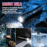 HiFOL Tactical Flashlights 2000 Lumens, Police Flashlight with Rotatable Holster for Duty Belt, Handheld Flashlights for Camping/Law Enforcement HL1