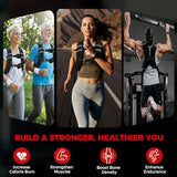 MIKOLO Weighted Vest, 8lb/12lb/16lb Weight Vest for Women & Men, Weight Vest with Reflective Stripe for Walking, Running, Strength Training & Workout(12lb)