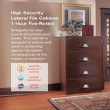 FireKing Fireproof Lateral File Cabinet (4 Drawers, Impact Resistant