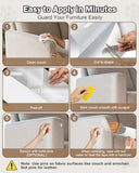 Cat Scratch Furniture Protector Couch - 1 Roll Clear PET 7.9 x 196.8 Inch