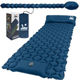 VALEHOWL 1.8 Pounds Ultralight Camping Sleeping Pad - R-Value 3.0 for 4 Seasons, Durable & 100% Waterproof Outdoor Air Mattress, Compact Sleeping Mat for Hiking, Backpacking, Travel