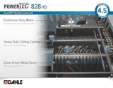 Dahle PowerTEC 828 HD Hard Drive and Paper Shredder, Cross Cut, Shreds 3.5" Hard Drives, CDs/DVDs, Paper