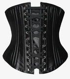 SHAPERX Women's Waist Training Corsets Underbust Heavy Duty 26 Steel Boned Hourglass Silhouette Body Shaper, SZ1908-Black-2XL