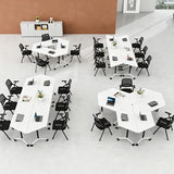 Usosidam Folding Conference Room Table with Wheels