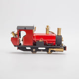 MechPuConToy Metal Steam Locomotive Train Model, 1/50 HO Scale Live Steam Locomotive Model with Oscillating Steam Engine (Track Not Included)