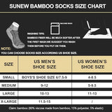 Sunew 3 Pairs Viscose Bamboo Socks Women Soft Cushioned Moisture Wicking Comfortable No Show Low-Cut Workout Ankle Running Hiking Golf Socks Yellow S