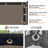 5ftx50ft Fence Privacy Screen Heavy Duty 170 GSM Windscreen & Dustproof Fabric Privacy Screen