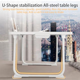 Extra Large 23 Inch Foldable Laptop Bed Desk with Storage Drawer & Bookstand