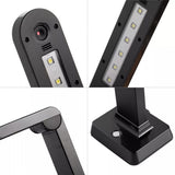 QERTYHJK Document Camera Scanner for Teachers 5 Megapixel Portable Capture Size A4 with OCR File Barcode Scanning