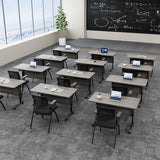 Usosidam Office Folding Conference Room Table,6 Pack Portable Mobile