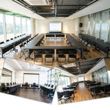 SOIUDNEB Folding Conference Room Table,Modular Conference Tables