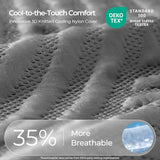Sweetnight CoolNest 14 Inch King Size Mattress,Cooling Memory Foam Mattress | Cool Night Sleep
