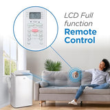 BLACK+DECKER Smart Portable Air Conditioner,12,000 BTU, for Rooms Up To 550 Sq. Ft., Portable AC with Inverter Compressor & Window Kit, BPACT08NM, White
