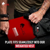 WOLF TACTICAL Weight Vest Plates – 5.75/8.75/14.5/19.75LB Pairs – Weighted Plates for Vest – Strength Training, Running, Walking, Workouts, Men & Women