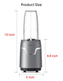 LAMPICK Smoothie Blender, 1100W Personal Blender for Shakes and Smoothies, Blenders and Grinder Combo for Kitchen