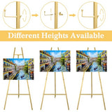 50 Inch Display Stand Adjustable 3 Tier Easel for Wedding Sign, Posters, Paintings