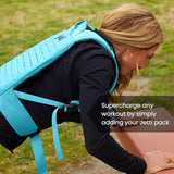 Weighted Vest for Women & Men - 7lb Adjustable Weighted Vest for Walking, Running & Workouts - Evenly Distributed Weight for Comfort & Performance, Includes Carry Pack & Starter Plate (Blue)