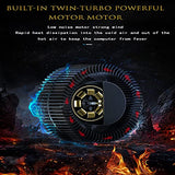 RGB Gaming Laptop Cooler Adjustable Notebook Stand 3000 RPM Powerful Air Flow Cooling Pad for 12-17 Inch Laptop