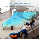 8000 BTU Portable Air Conditioner - 3-In-1 Cooling, Dehumidifying & Fan, Low Noise 54dB and Easy Mobility, Smart Control, Air Quality Enhancement for Home & Office