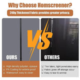 Room Divider Portable 88'' Partition Room Dividers and Folding Privacy Screens 4 Panel Wall Divider for Room Separation