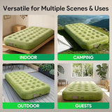 Minthouz Self Inflating Sleeping Pad with Electric Pump, One-Click Inflate/Deflate 1-2 Mins, 9.8" Ultra-Thick Camping Sleeping Pad for Car Travel Tent