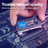 Crucial 32GB DDR5 RAM, 5600MHz (or 5200MHz or 4800MHz) Laptop Memory, SODIMM 262-Pin