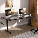 Heights Adjustable,Sit to Stand Up, Work Home Office Computer Table for Walking Pad, Wooden Desktop Desks