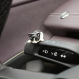 RCAGCAT 6Pcs Mini Cat Office Figurines, Cute Resin Computer Monitor Miniature Cat Desk Set for Office, Home Decoration Perfect Cute Cat Gift for Cat Lovers