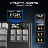 Redragon K743 PRO GB 80% Gasket RGB Gaming Keyboard w/Hype 1.14’’ TFT Screen & Knob, 84 Keys Mechanical Keyboard