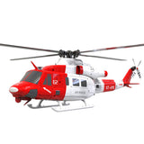 MechPuConToy GPS RC Helicopters for Adults, E2 UH-1Y 1/35 Scale 2.4G 6CH Remote Control Simulation 3D Stunt Helicopter Model with Lidar Positioning, Military RC Aircraft Outdoor