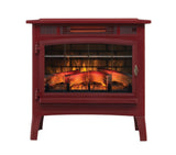 duraflame Freestanding Electric Fireplace Stove Heater with 3D Flame Effect for 1,000 Sq. Ft. Cinnamon