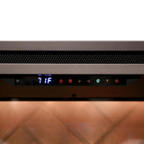 Dimplex Revillusion® 30 Inch Built-in Electric Firebox - Natural Concrete Background - Includes Realistic Faux Logset, Front Glass Panel, Firebox, and Plug Kit