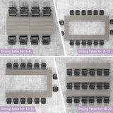 10 Pack Folding Conference Table,Modular Conference Room Table