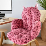 DOBUONO Comfy Office Chair Cushion: 17.5" L x 17.5" W x 18" H Cute Seat Cushion Kawaii Cushion for Gaming Chair with Backrest