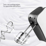 Hand Mixer Electric Handheld Mixer with 5 Speed and Turbo Button Includes Sturdy Beaters and Dough Hooks