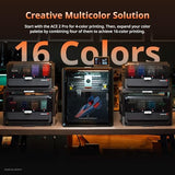 Anycubic Kobra S1 ACE 2 Pro Combo FDM 3D Printer, Quiet CoreXY Enclosed 3D Printer, Auto Filament 4 Colors with 4 ACE 2 Pro Dryer Box