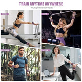 INDEPANDIA Wrist & Ankle Weights for Women and Men, 2lbs Pair Adjustable Silicone Weighted Bangles for Arm & Leg Workouts, Dusty Orchid
